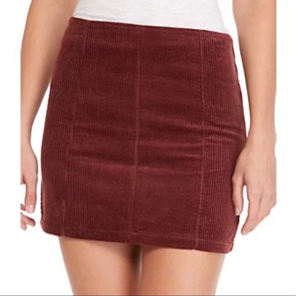 Ashley Mason Dresses & Skirts - ASHLEY MASON Solid Cord Skirt